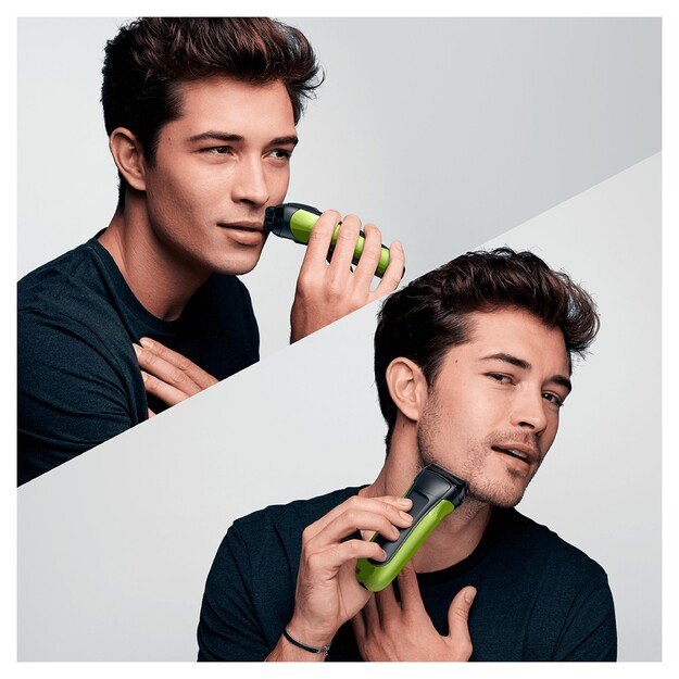 Braun | Shaver | 300s | Operating time (max) 30 min | Black/Green 5