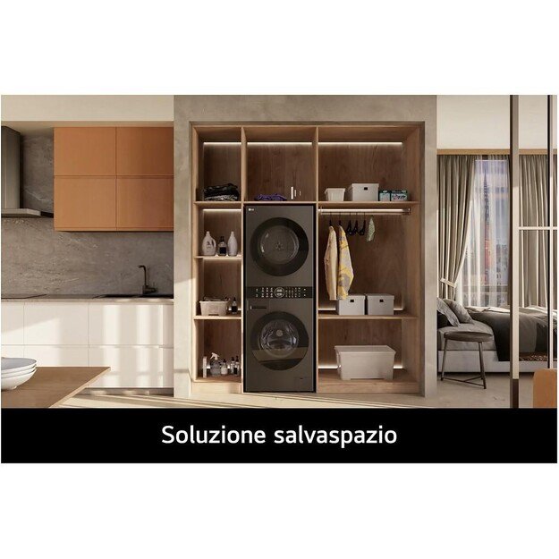 Skalbyklė-Džiovyklė LG WT1210BBF