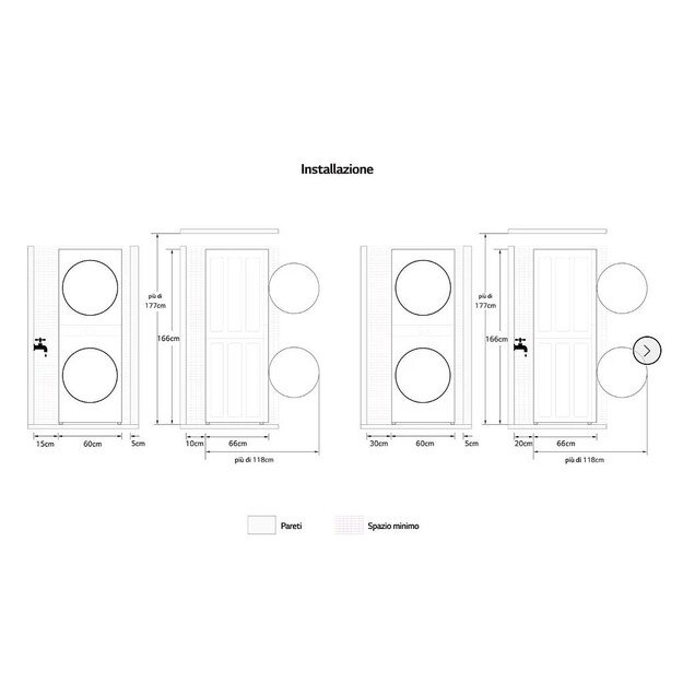 Skalbyklė-Džiovyklė LG WT1210BBF