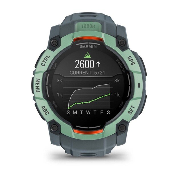 Garmin Instinct 3 AMOLED 3.3 cm (1.3 ) 50 mm Digital 416 x 416 pixels Touchscreen Green GPS (satellite) 4