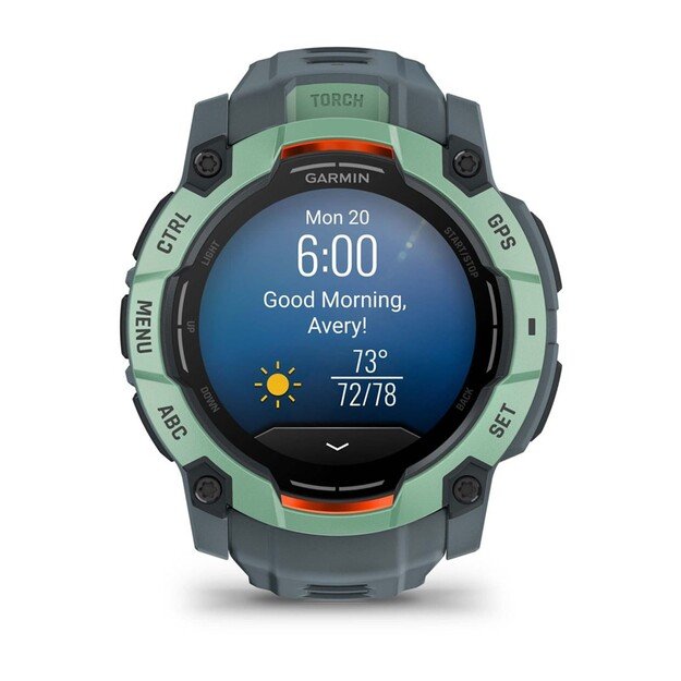 Garmin Instinct 3 AMOLED 3.3 cm (1.3 ) 50 mm Digital 416 x 416 pixels Touchscreen Green GPS (satellite) 2