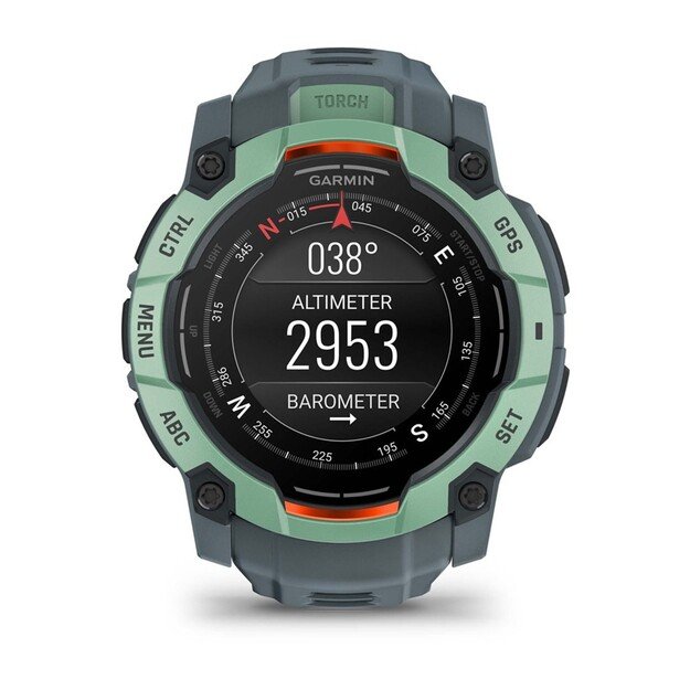 Garmin Instinct 3 AMOLED 3.3 cm (1.3 ) 50 mm Digital 416 x 416 pixels Touchscreen Green GPS (satellite) 5
