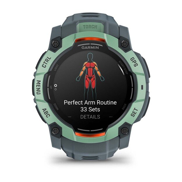 Garmin Instinct 3 AMOLED 3.3 cm (1.3 ) 50 mm Digital 416 x 416 pixels Touchscreen Green GPS (satellite) 9