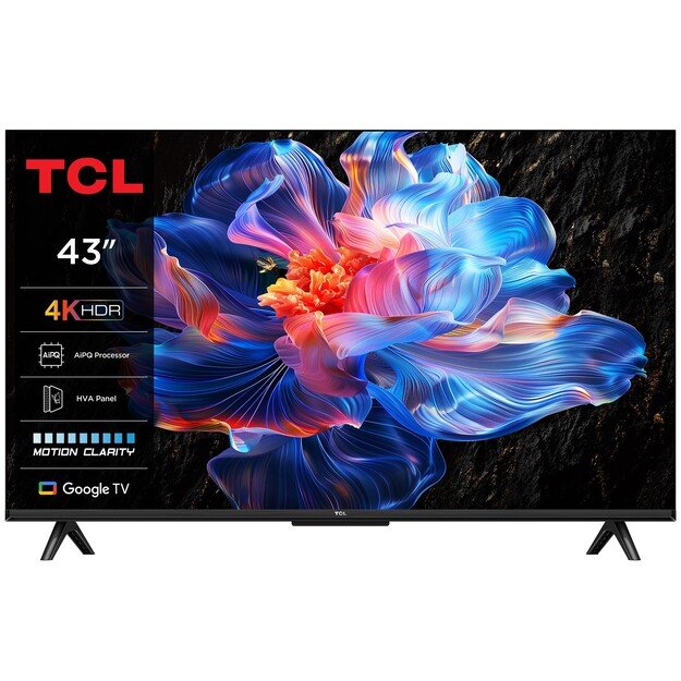 TCL 43P69K TV 109.2 cm (43 ) 4K Ultra HD Smart TV Wi-Fi Black