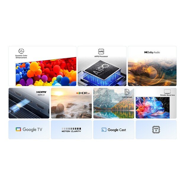 TCL 43P69K TV 109.2 cm (43 ) 4K Ultra HD Smart TV Wi-Fi Black