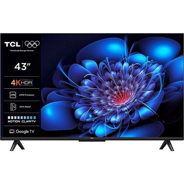 TCL 43P69K TV 109.2 cm (43 ) 4K Ultra HD Smart TV Wi-Fi Black