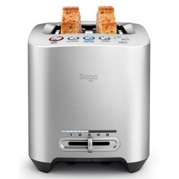 Sage the Smart Toast 5 2 slice(s) Silver