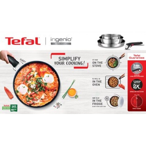 SET INGENIO EMOTI 3 PCS FRY 24/28CM+HAN