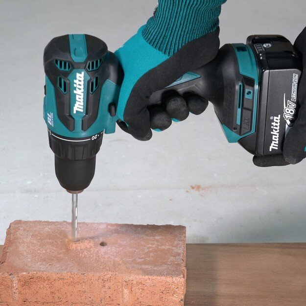 Makita DHP490Z power screwdriver/impact driver 1900 RPM Blue, Black