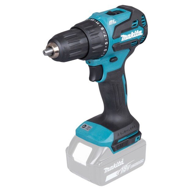 Makita DHP490Z power screwdriver/impact driver 1900 RPM Blue, Black