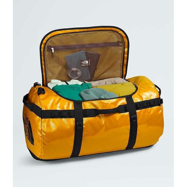 The North Face Base Camp duffel bag 150 L Nylon, Polyester Black, Yellow