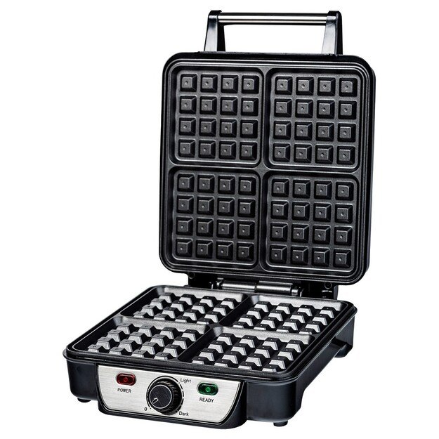 Ravanson GR-7030 waffle iron 4 waffle(s) 1100 W Black 1