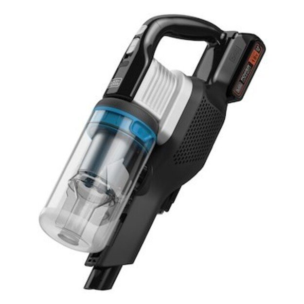 Black and Decker BHFEB520D1-QW stick vacuum/electric broom Battery Dry Cyclonic Bagless Black, Silver, Transparent 2 Ah
