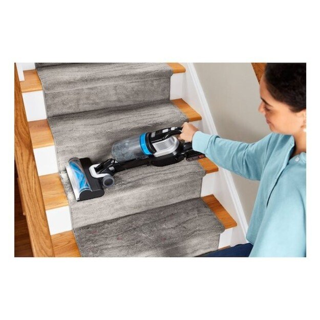 Black and Decker BHFEB520D1-QW stick vacuum/electric broom Battery Dry Cyclonic Bagless Black, Silver, Transparent 2 Ah