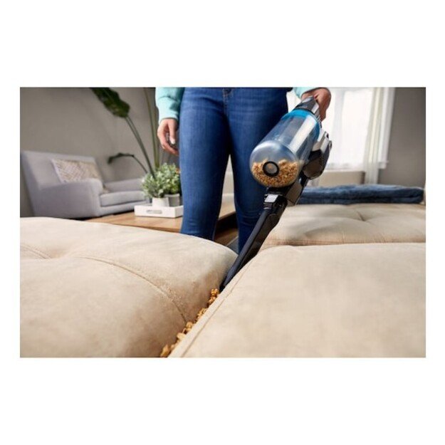 Black and Decker BHFEB520D1-QW stick vacuum/electric broom Battery Dry Cyclonic Bagless Black, Silver, Transparent 2 Ah