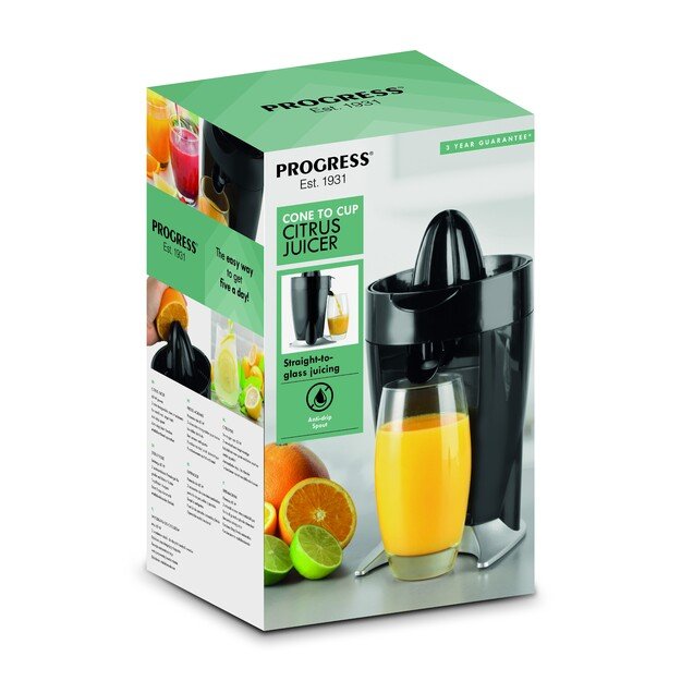 Progress EK5882PVDE Cone To Cup Citrus Juicer