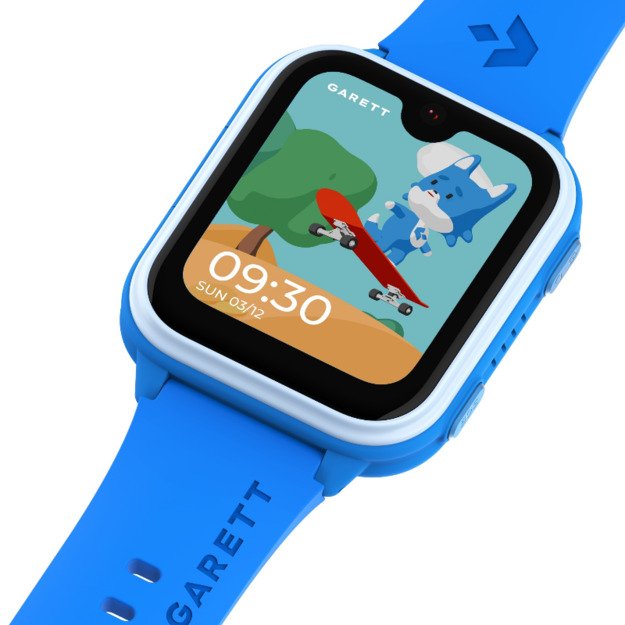 I&scaron;manusis laikrodis su lietuvi&scaron;ku meniu Garett Kids Vibe 4G Blue