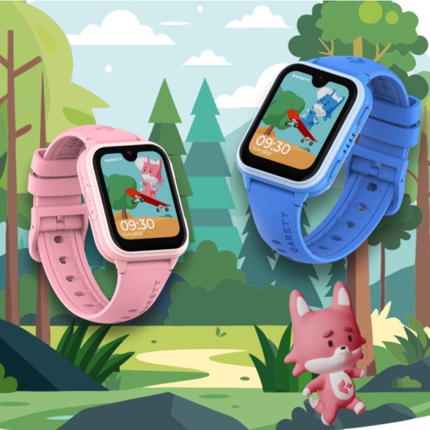 I&scaron;manusis laikrodis su lietuvi&scaron;ku meniu Garett Kids Vibe 4G Blue