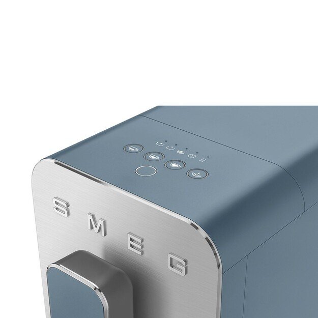 Smeg Espressomaschine BCC12SBMEU, Dampfd?se, Mahlwerk, Thermoblock, 1.4L Tank