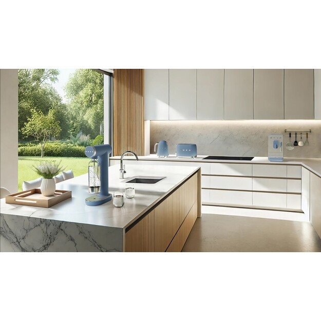 Smeg Espressomaschine BCC12SBMEU, Dampfd?se, Mahlwerk, Thermoblock, 1.4L Tank