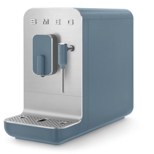 Smeg Espressomaschine BCC12SBMEU, Dampfd?se, Mahlwerk, Thermoblock, 1.4L Tank