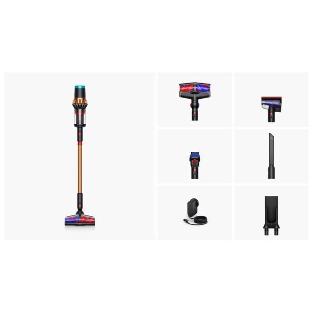 Dyson V16 Piston Animal 2-in-1 stick vacuum Battery Dry HEPA Bagless 1.3 L 900 W Black, Copper
