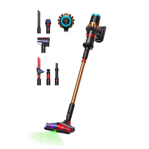 Dyson V16 Piston Animal 2-in-1 stick vacuum Battery Dry HEPA Bagless 1.3 L 900 W Black, Copper