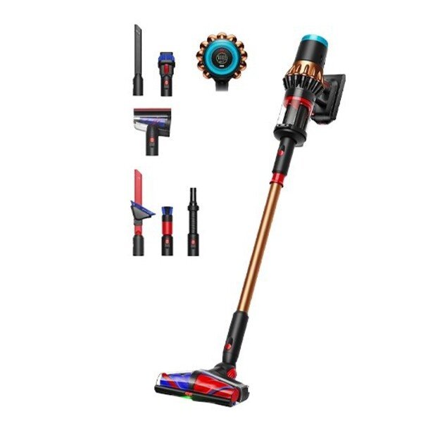 Dyson V16 Piston Animal 2-in-1 stick vacuum Battery Dry HEPA Bagless 1.3 L 900 W Black, Copper