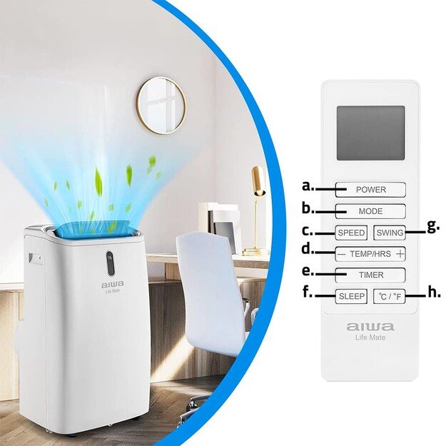 Aiwa AIWA-PAC12Y2 Portable Air Conditioner 5