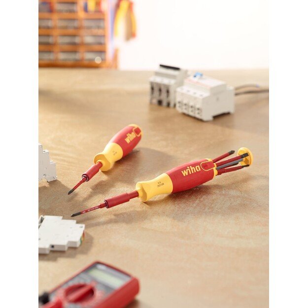 Wiha 41235 manual screwdriver Multi-bit screwdriver Straight screwdriver 3