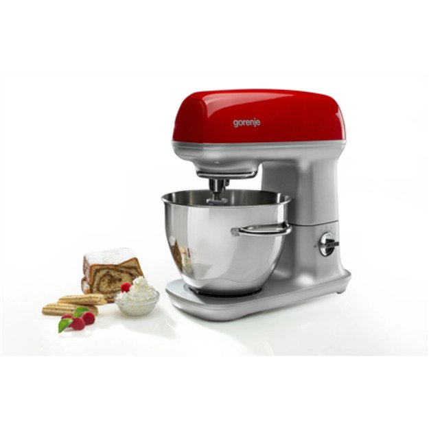 Gorenje Kitchen machine MMC1000RLR Number of speeds 7 1000 W Bowl capacity 4.5 L Meat mincer Stainless Steel/Red 4