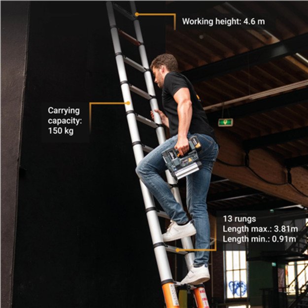 Batavia Giraffe AIR Telescopic ladder 3.81 m 7