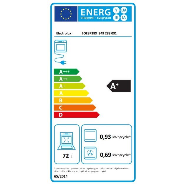 ELECTROLUX EOE8P38X