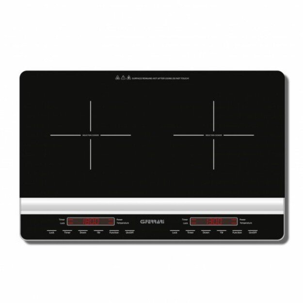 G3 Ferrari Dinamiko Duo Black Countertop 56 cm Zone induction hob 2 zone(s) 1