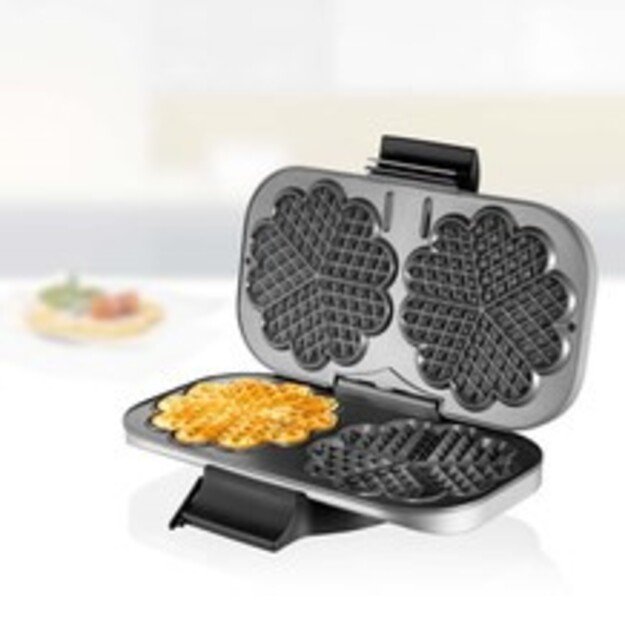 Unold 48241 waffle iron 2 waffle(s) 1300 W Black, Silver 9