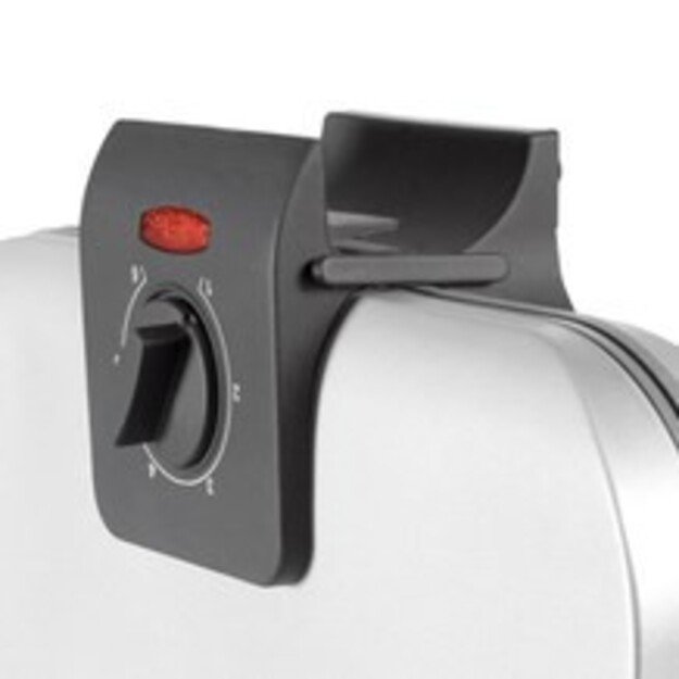 Unold 48241 waffle iron 2 waffle(s) 1300 W Black, Silver 7