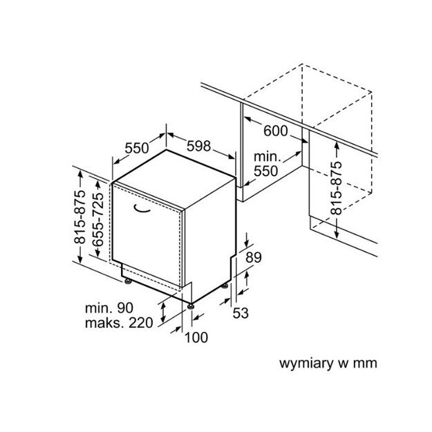 Bosch Serie 4 SMV4HTX11E Built-in dishwasher 13 place settings C 7