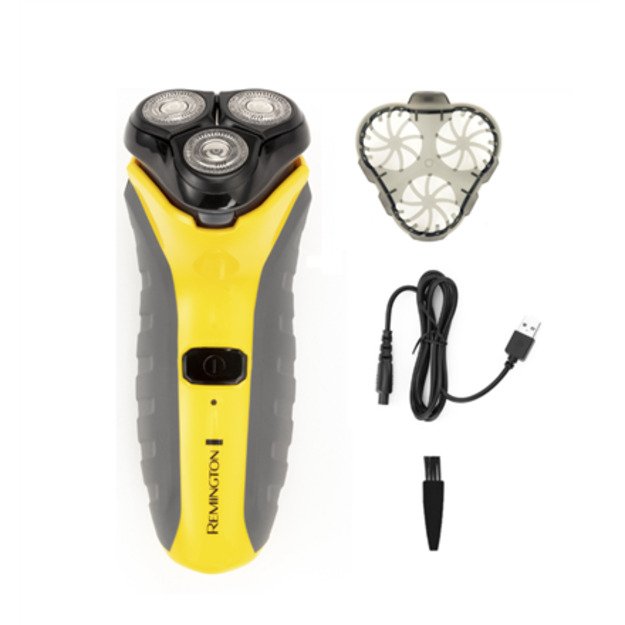 Remington | Rotary Shaver | PR1855 Virtually Indestructible | Cordless | Yellow/Black 3