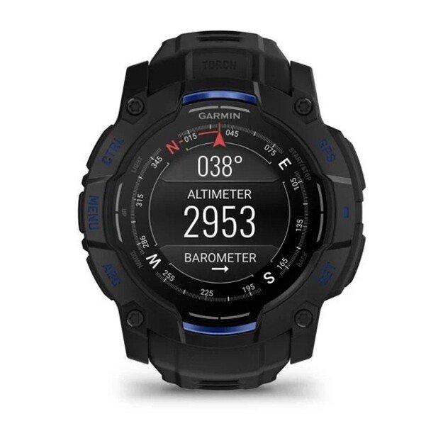 Garmin Instinct 3 AMOLED, 50mm, Schwarz/Blau
