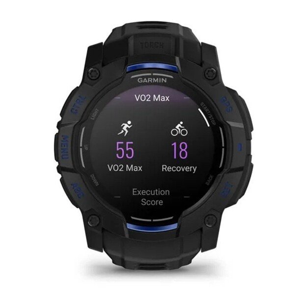 Garmin Instinct 3 AMOLED, 50mm, Schwarz/Blau