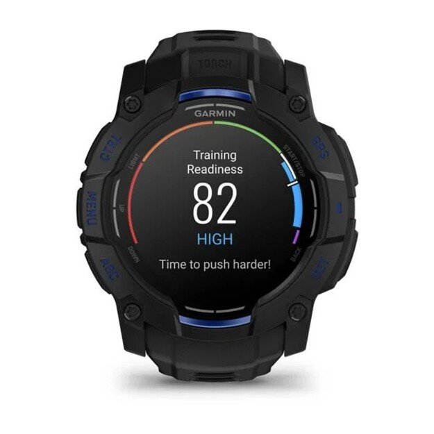 Garmin Instinct 3 AMOLED, 50mm, Schwarz/Blau