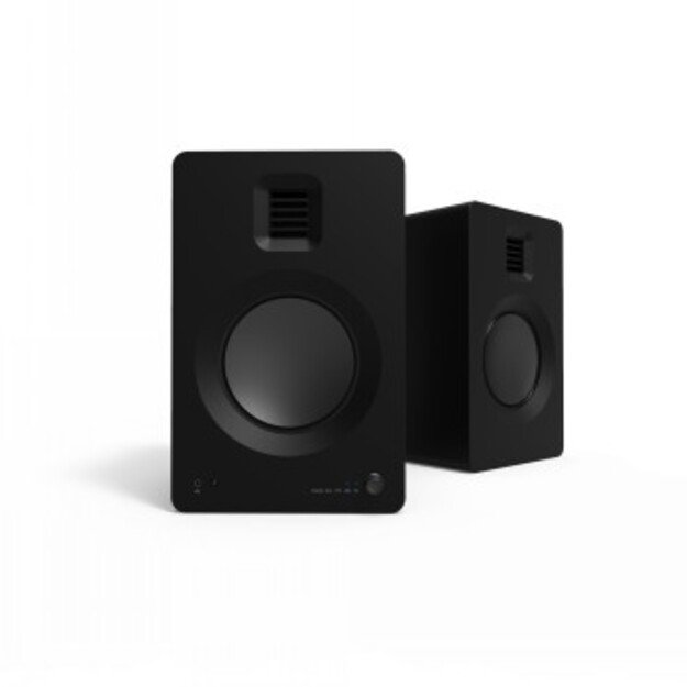 KANTO AUDIO PREMIUM POWERED SPEAKER WITH HEADPHONE OUT, USB DAC, DEDICATED PHONO PRE-AMP, BLUETOOTH, MATTE BLACK (INCL. TYPE F &