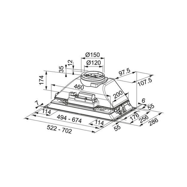 FRANKE FBI 525 GR, 305.0599.532