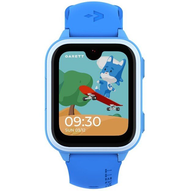 I&scaron;manusis laikrodis su lietuvi&scaron;ku meniu Garett Kids Vibe AI 4G su GPS, kamera, Blue