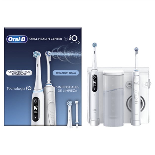 Oral-B Electric Toothbrush | iO6 & OxyJet | Rechargeable | For adults | Number of brush heads included 2 | Number of teeth brush