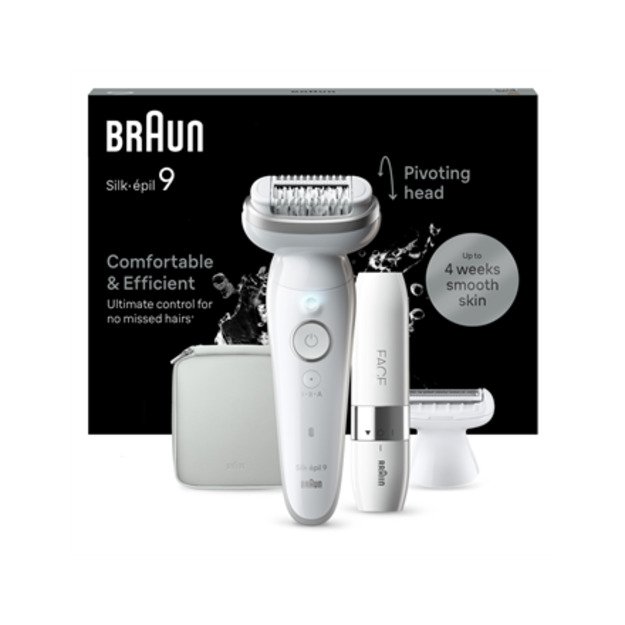 Braun Silk-épil 9 9-341 epilator 40 tweezers White 4