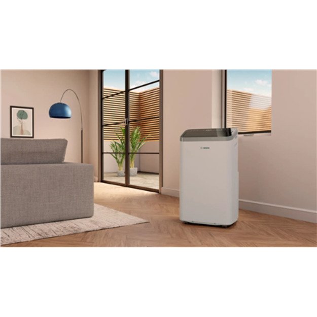 Bosch Mobile Air Conditioner | Cool 4000 | Suitable for rooms up to 85 m&sup3; | White/Black