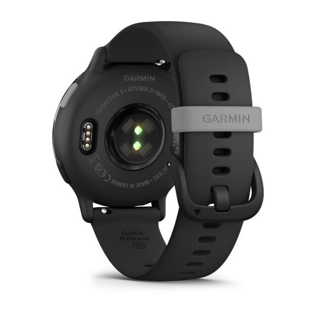 Garmin Vivoactive 5 3.05 cm (1.2 ) AMOLED Digital 390 x 390 pixels Touchscreen Black Wi-Fi GPS (satellite) 2