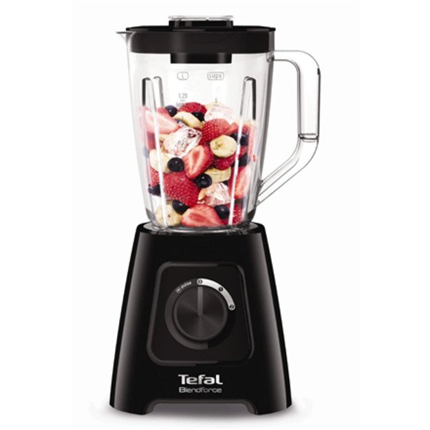 TEFAL | Blender | BL420838 BlendForce | Tabletop | 600 W | Jar material Plastic | Jar capacity 1.25 L | Ice crushing | Black 3