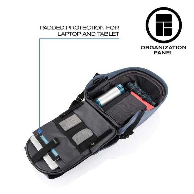 XD DESIGN ANTI-THEFT BACKPACK BOBBY HERO SMALL BLUE P/N: P705.709
